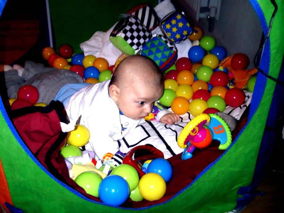 Aron messing about in his den - motherhooddiaries