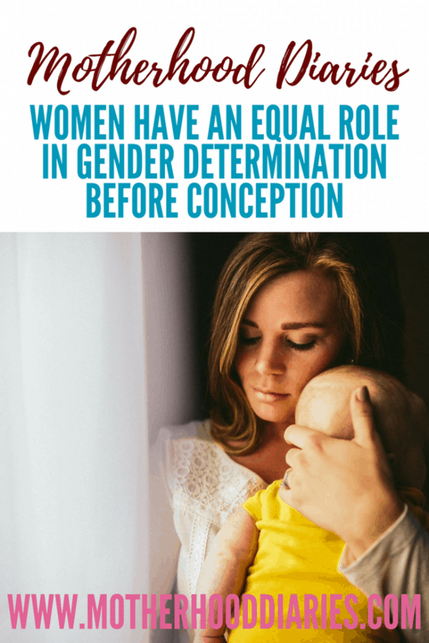 Women have an equal role in gender determination before conception
