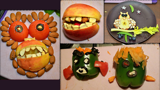 Spooktacular Fruit and Veg Halloween Creations