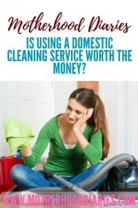 Is using a domestic cleaning service worth the money?
