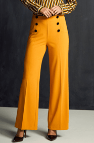 Crepe Wide Leg Trousers