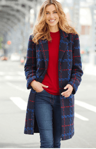 Smart Check Coat