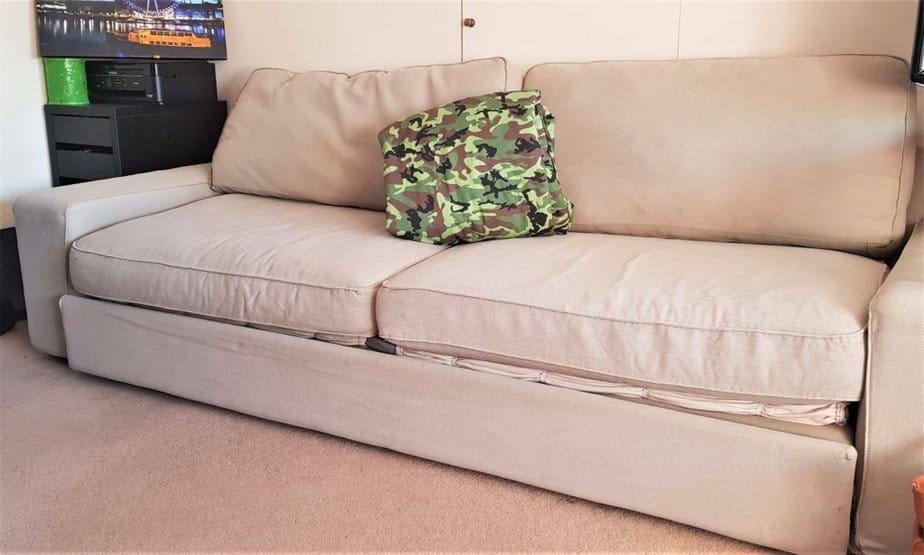 Camouflage Secret Pillow from Secret Projects that doubles up as a blanket!