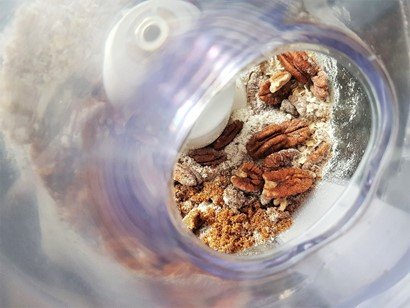 Add the pecan nuts to the food processor
