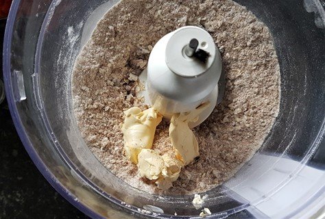 Add the butter to the food processor