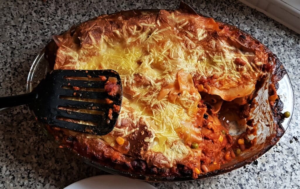 Vegan Bean Lasagne