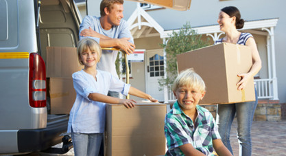 Family moving house