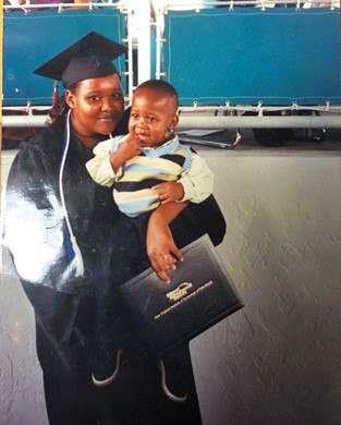 Laticia Brice and son