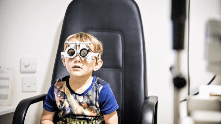 Child's first eye test