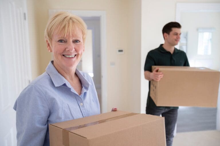 Elderly moving home - downsize and decluttering