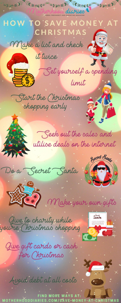 Worried about your cash flow over Christmas, especially if it'll end up being a virtual Christmas and you'll do most of your present shopping online? Motherhood Diaries has some great ways to save money at Christmas #Christmasiscoming #virtualchristmas #christmas #christmasholiday #christmasinthepandemic #covidchristmas