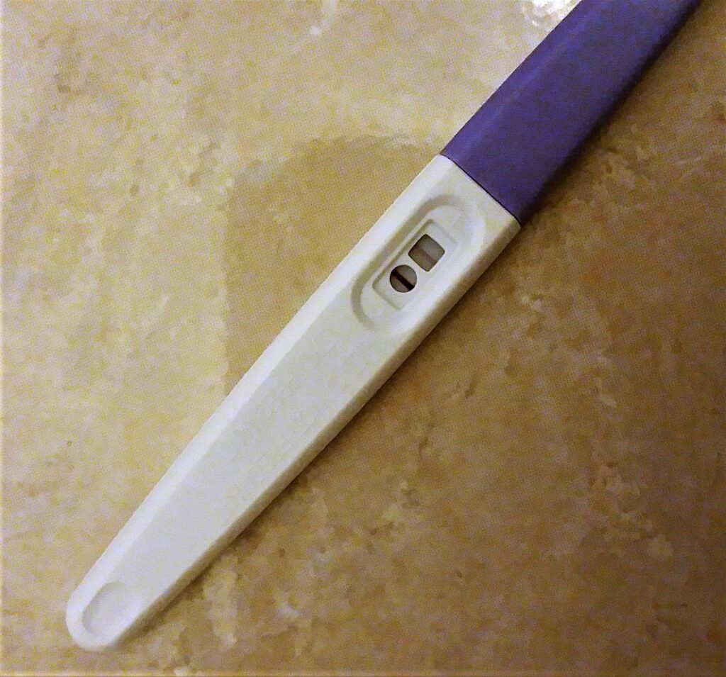 Positive pregnancy test