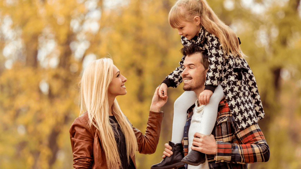 Going for a long walk with the family during half term