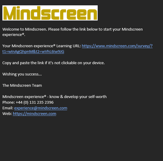 Mindscreen questionnaire invite - How to spot the signs of low self-esteem in your child - Mindscreen Review - Part 1