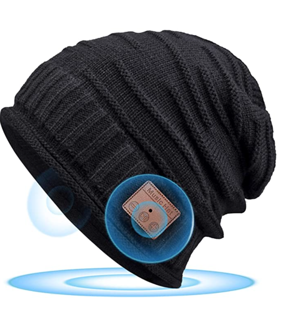 Bluetooth Beanie for Men Bluetooth Hat, Stocking Stuffers for Men Women, Birthday for Men Women Husband for Teenage Boys Teen, Cool Tech Gifts for Him, Presents for Men