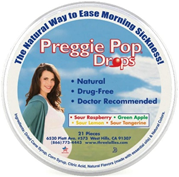 Three Lollies Preggie Pop Drops Assorted for Morning Sickness Relief, 21 Count