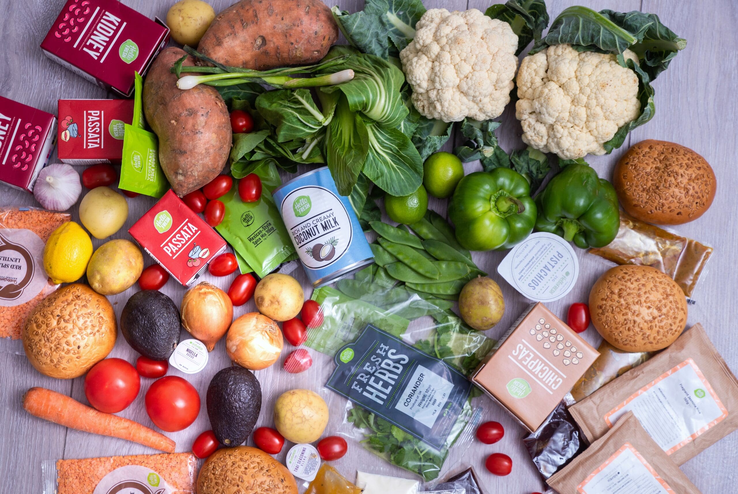 HelloFresh fresh ingredients delivered straight to your home