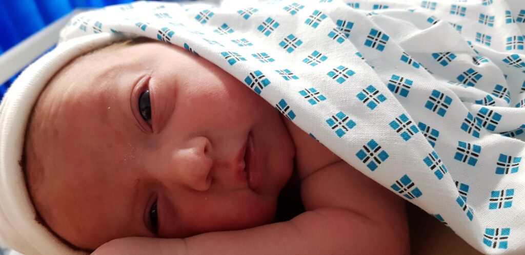 Champion newborn baby