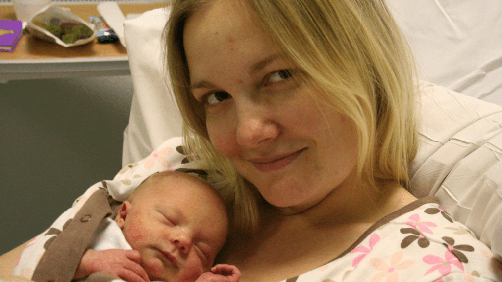 Abi's unique caesarean birth story