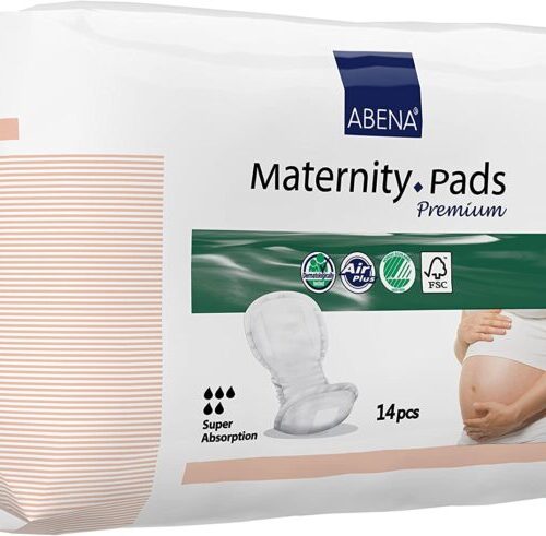 Abena Maternity Pads Premium, Super Absorption, 14 Count