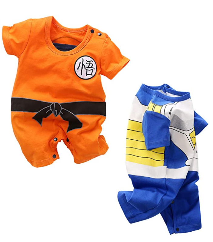 YFYBaby 2-Pack Baby Boys Girls Rompers Cute Infant Toddler Cotton Onesie Newborn Cosplay Cartoon Clothes