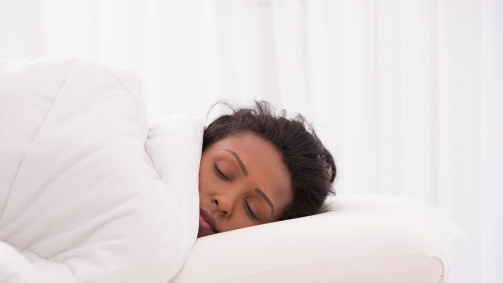 Orthopaedic pillow sleeping