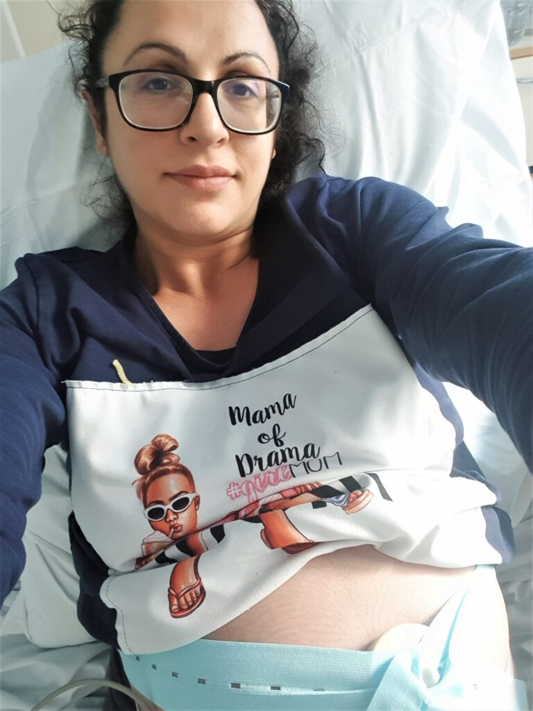 Lying on the back CTG - VBAC story