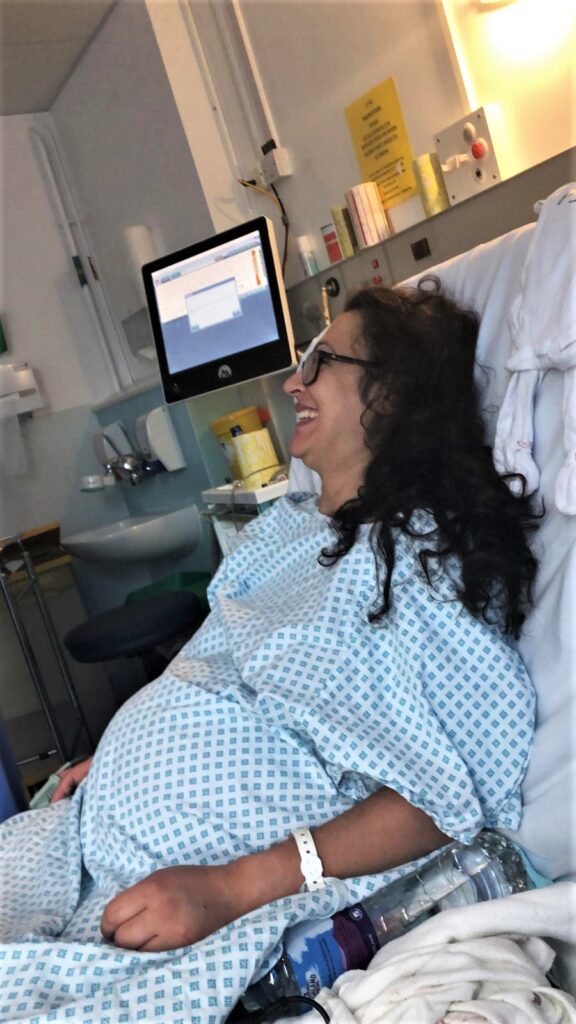 Feeling great after the perfect birth