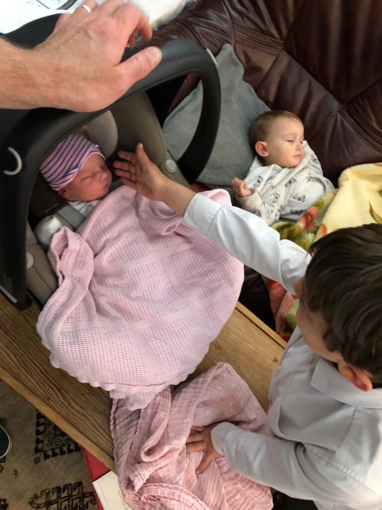 Meeting Amelia for the first time