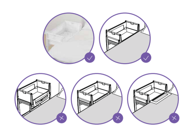 SnuzPod4 zip down wall