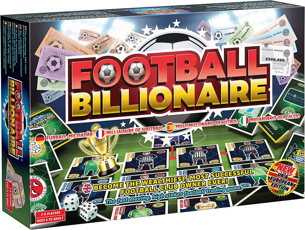 Christmas gifts for 9 year olds - Football Billionaire Board Game 3rd Edition