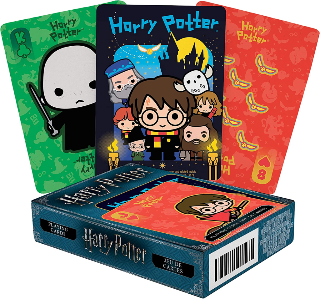 Christmas gifts for 9 year olds - Aquarius 52525 Chibi Harry Potter Standard Set Of Playing Cards