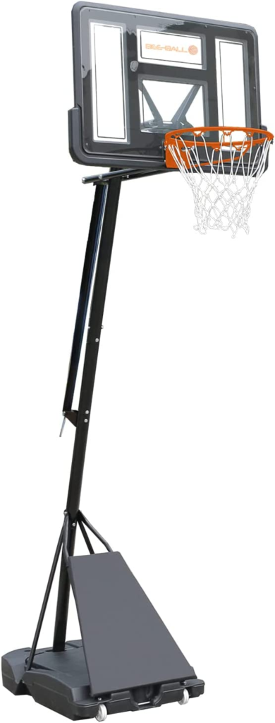 Christmas gifts for 9 year olds - BEE-BALL Ultimate ZY-020 NBA Full Height Outdoor Basketball Net for Adults and Children With Quick Height Adjustment Lever: 2.45 To 3.05 Meters
