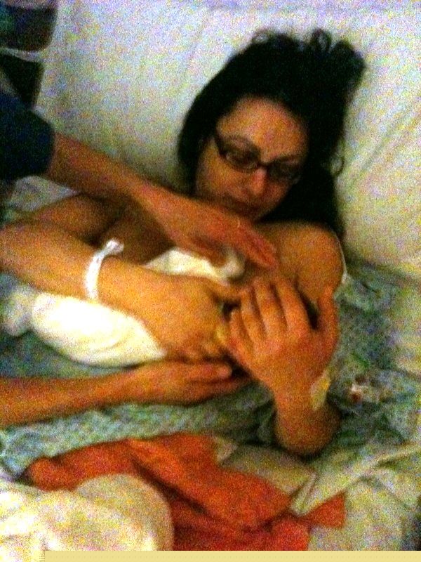 1 week old - trying breastfeeding for the first time