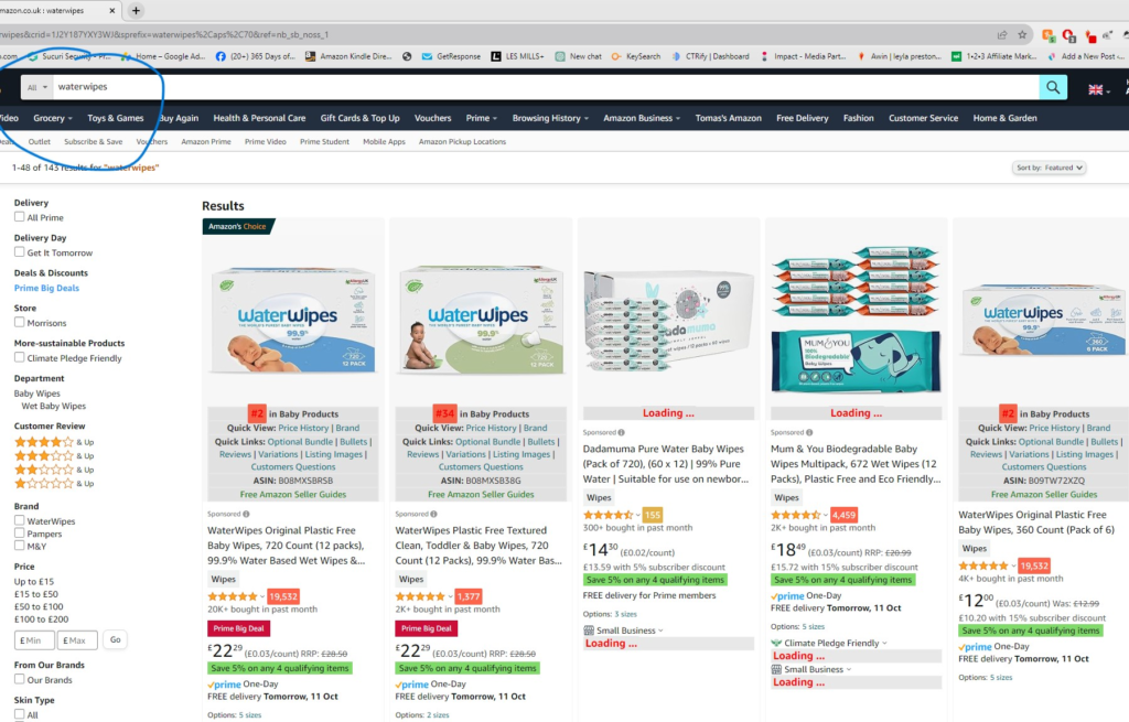 Amazon baby shower gift list online