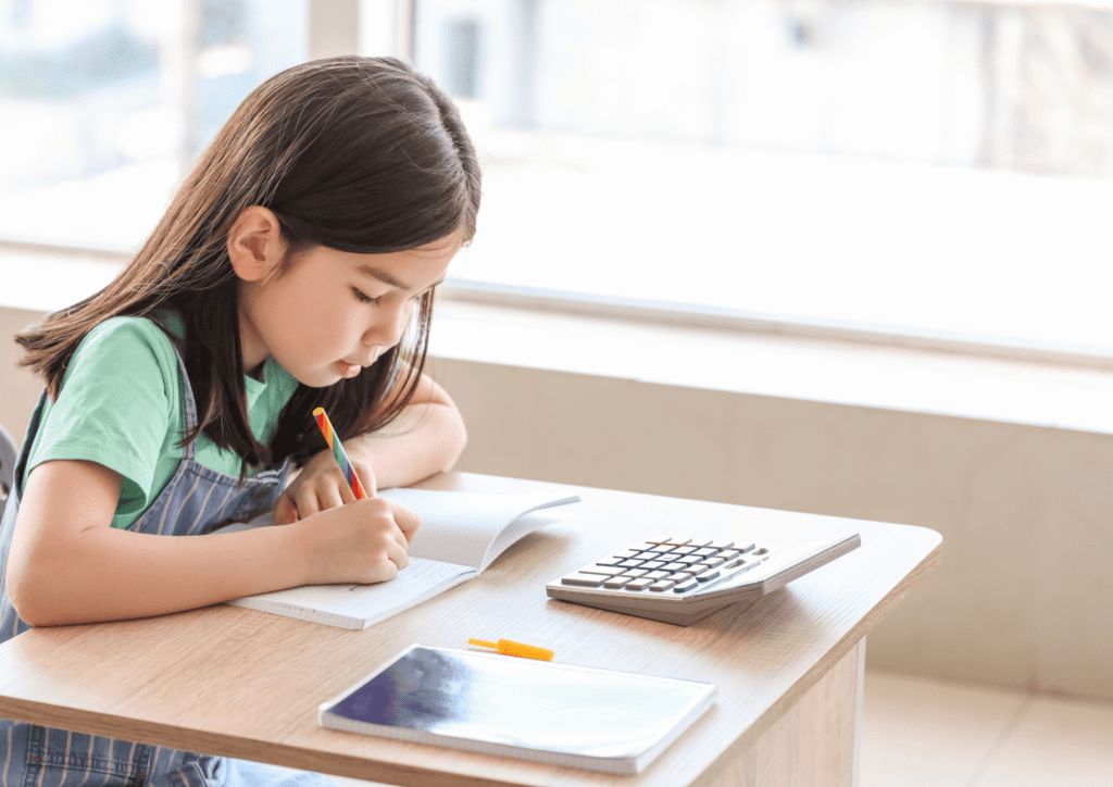 parent-teacher collaboration - child doing maths
