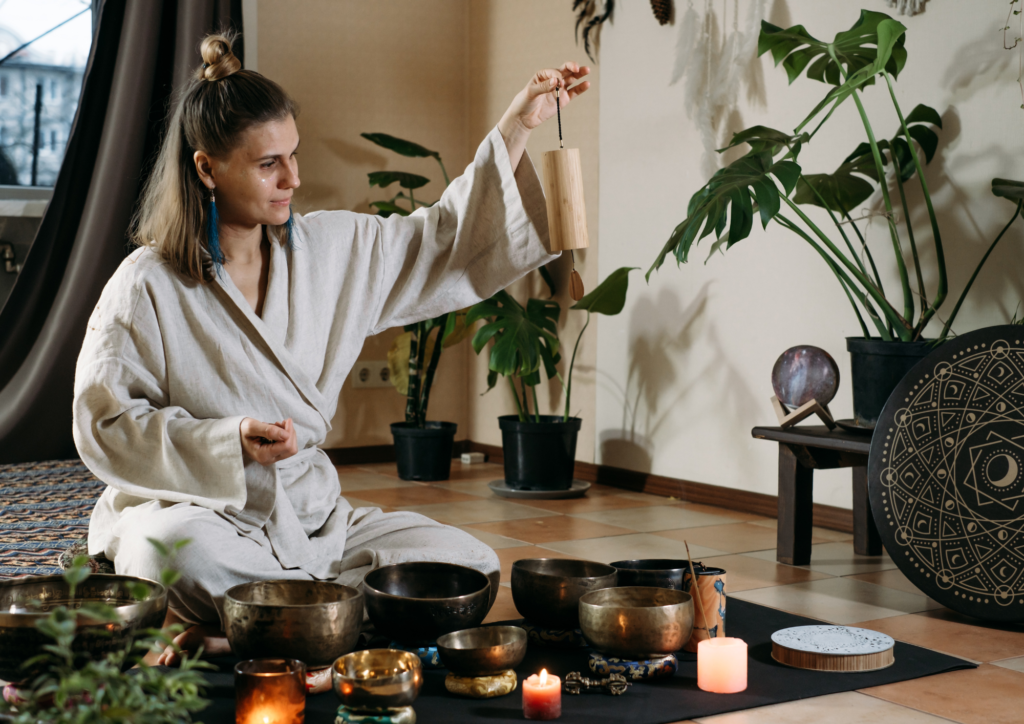 Healing and sensing vibrations to boost postpartum wellness