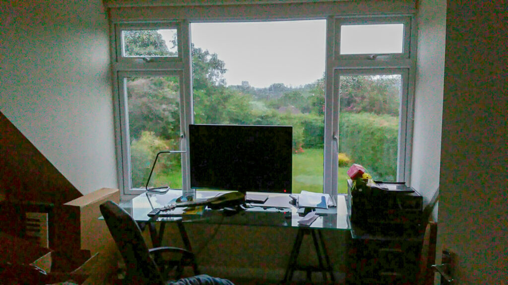Office looks lovely! Working from home without childcare - 2015