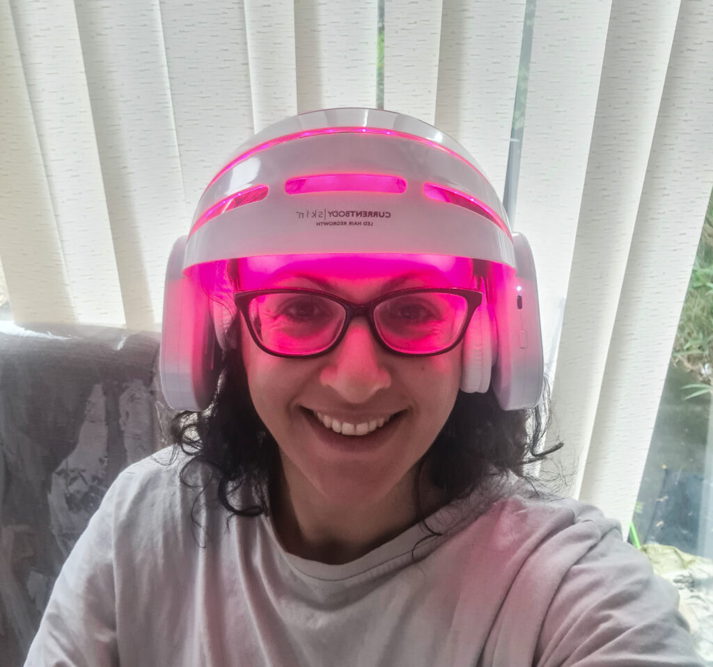 red light therapy for hair loss - currentbody helmet