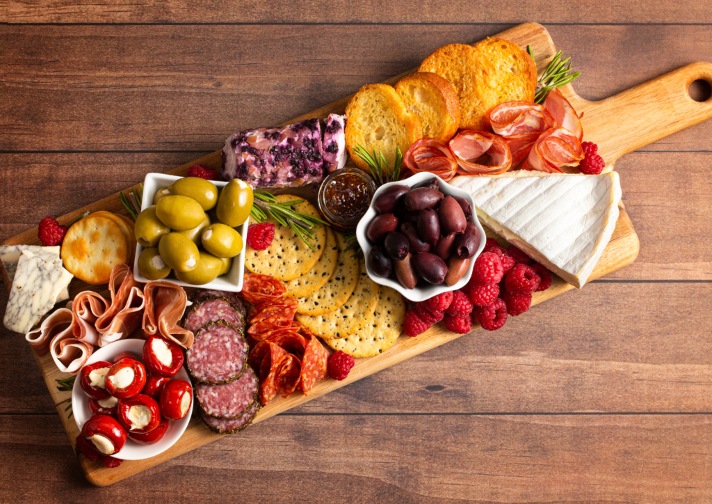 Charcuterie board - 10 easy dishes for family dinner party fun