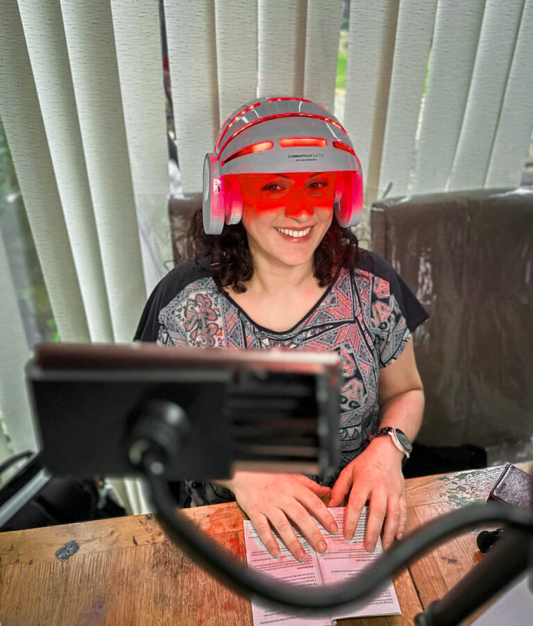 Red light therapy for hair loss - CurrentBody Helmet