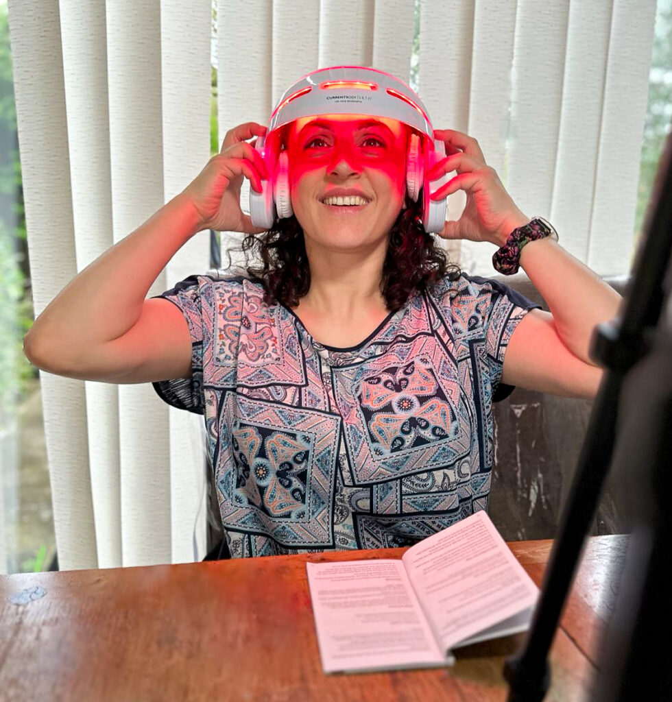 CurrentBody Skin LED Hair Growth Helmet - red light therapy for hair loss