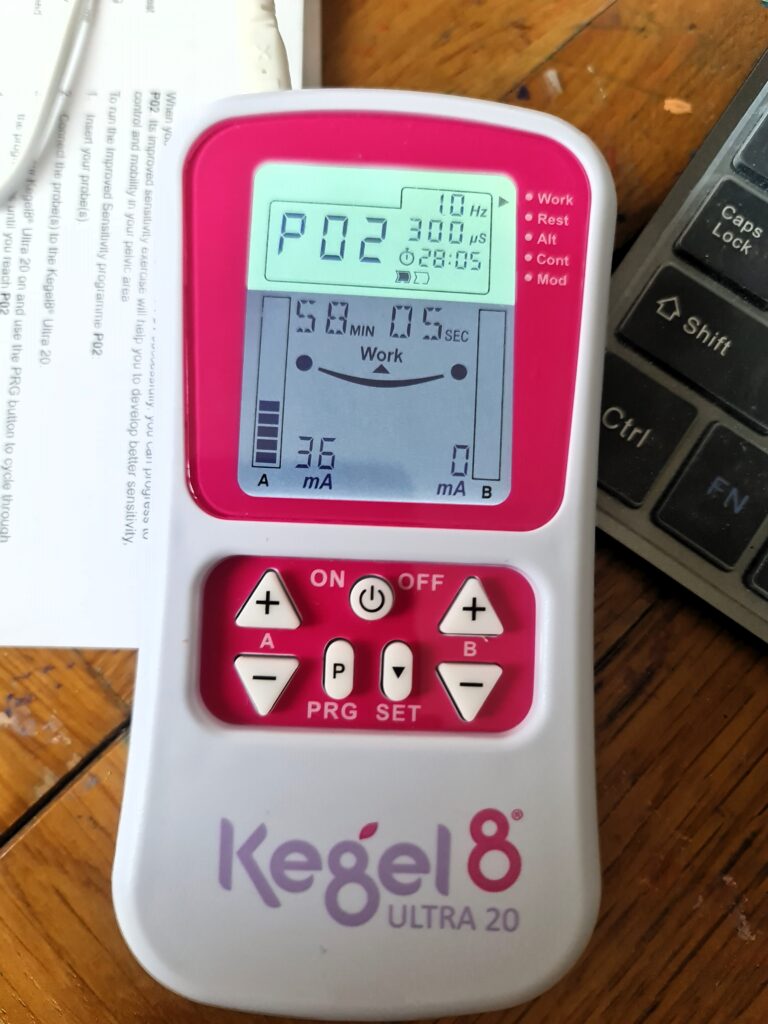 Kegel8® Ultra 20 - P02 sensitivity test 2