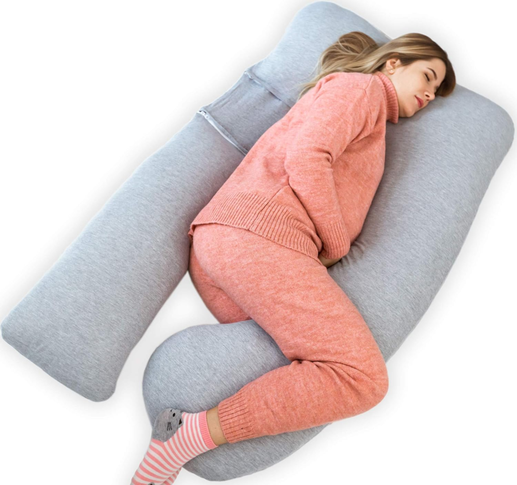 Kolbray®️ U Shape Pregnancy Pillow – Full Body Maternity Pillow
