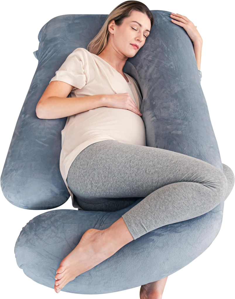 Cute Castle Pregnancy Pillows, Soft U-Shape Maternity Pillow