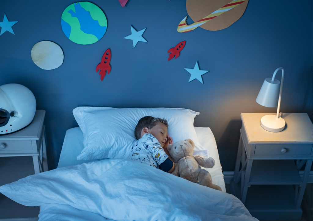 At what age should a child sleep in their own bed