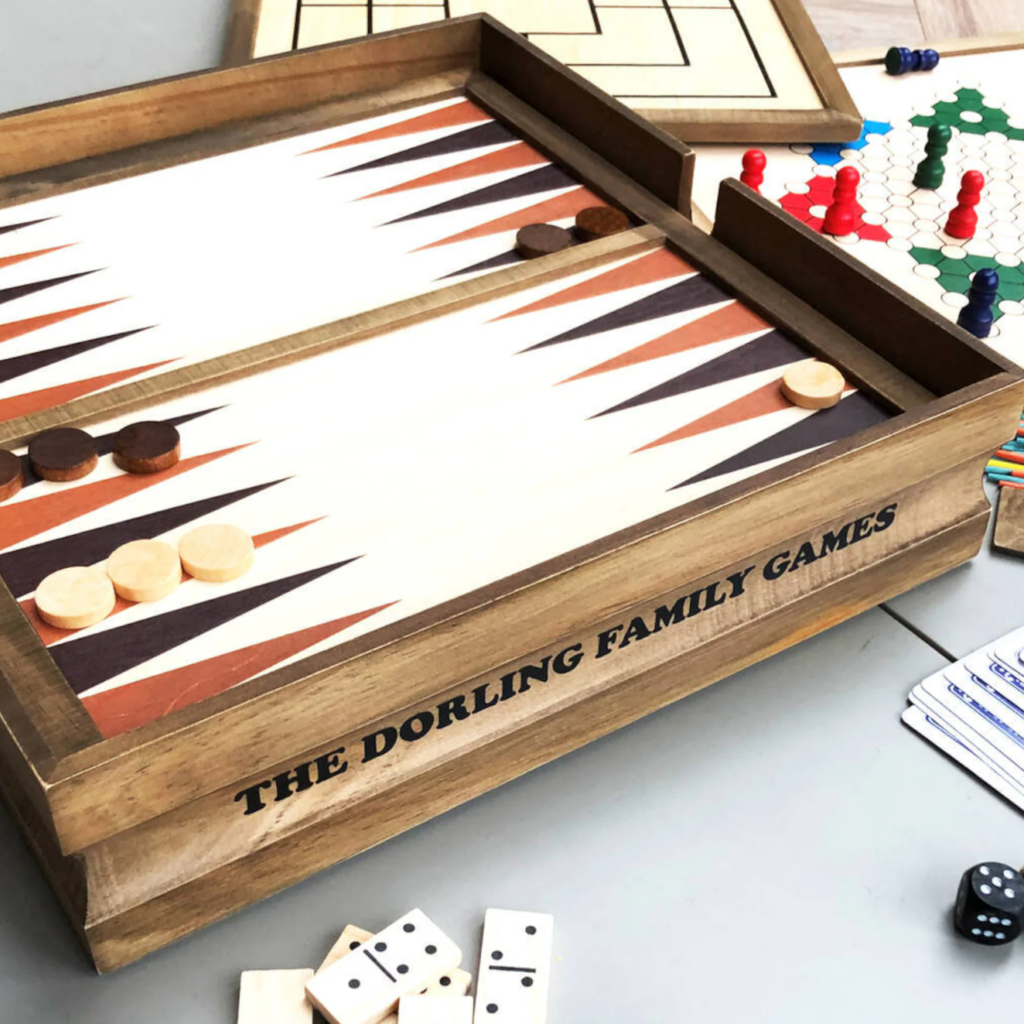 handmade Christmas gift ideas - Personalised Multi Game Set from Solesmith