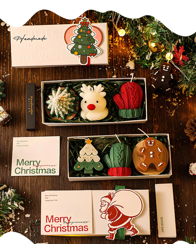 Handmade scented candle set