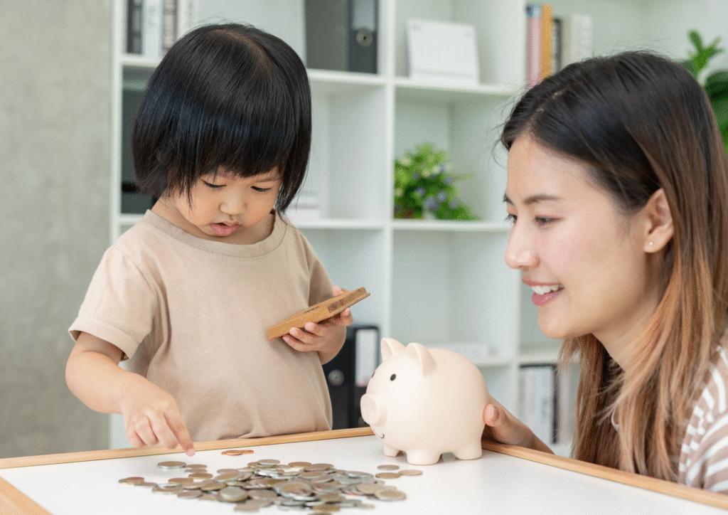 kids saving money